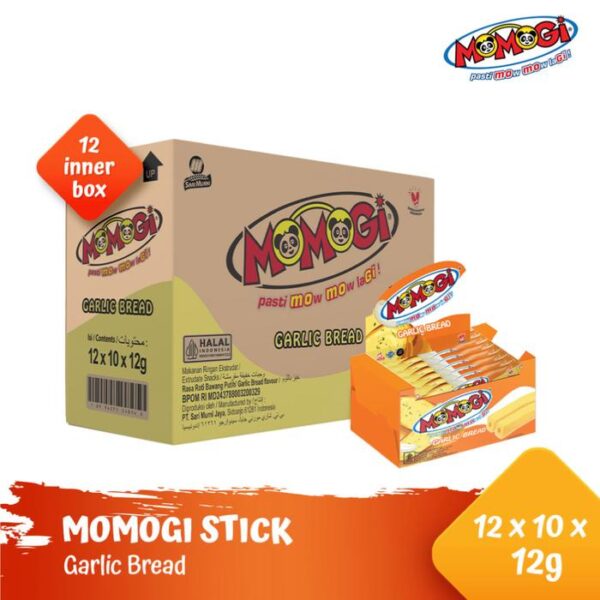 Momogi Stick Garlic Bread 12gr (1 Karton @ 12 Box)