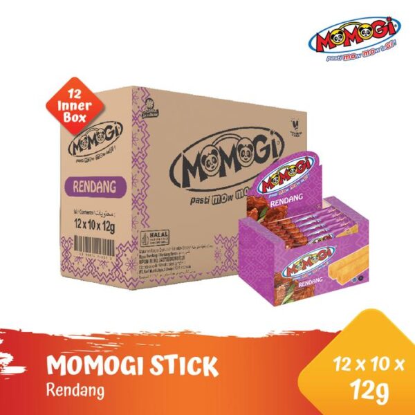 Momogi Stick Rendang 12gr (1 Karton @ 12 Box)