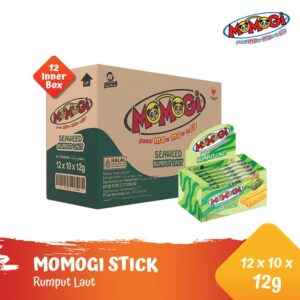 Momogi Stick Rumput Laut 12gr (1 Karton @ 12 Box)